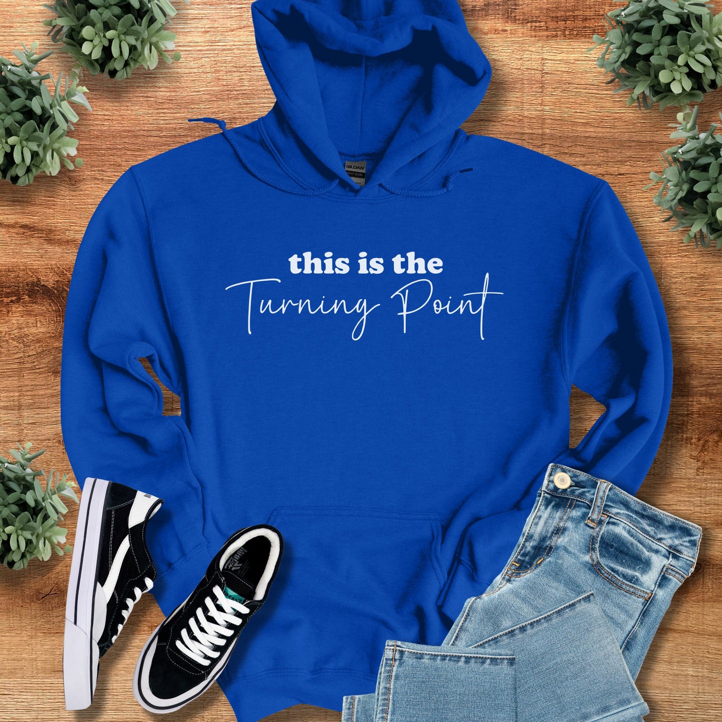 – nan on Royal — nan, soft unisex fit, minimalist graphic