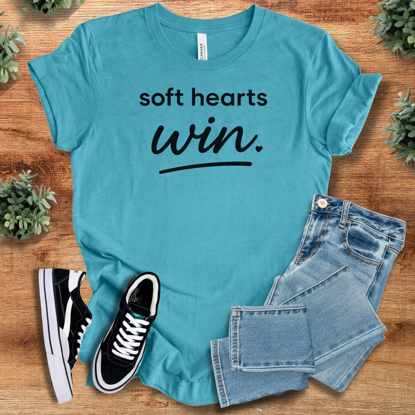 Soft Hearts Win | Bella Canvas T-Shirt