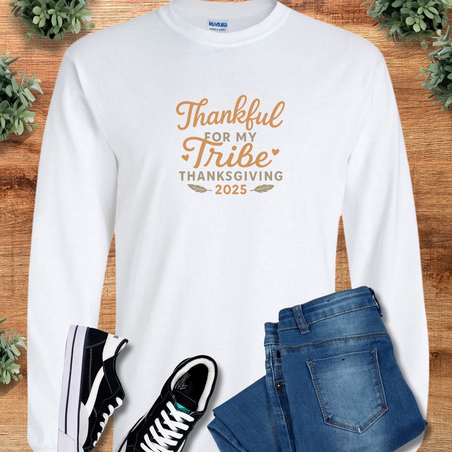 Thanksgiving 2025 - Thankful for my Tribe - Long Sleeve