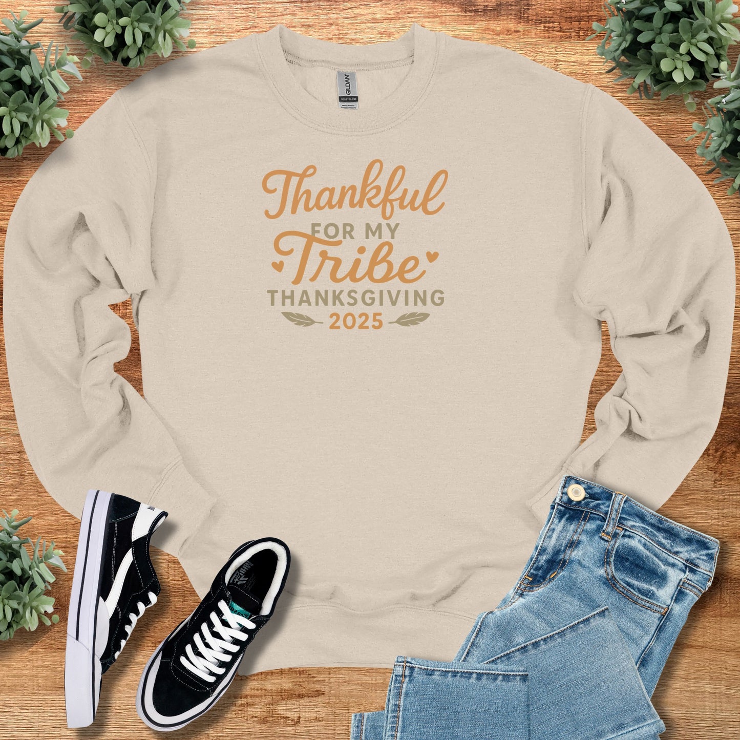Thanksgiving 2025 Thankful for my Tribe - Crewneck