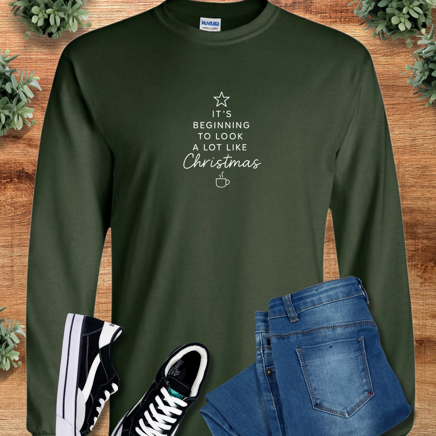 It's Beginning to Look alot Like Christmas Long Sleeve Tee