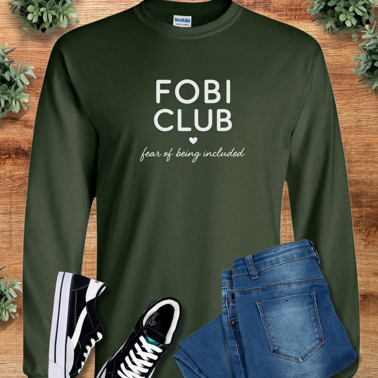 FOBI Club - Fear of Being Included Long Sleeve Tee