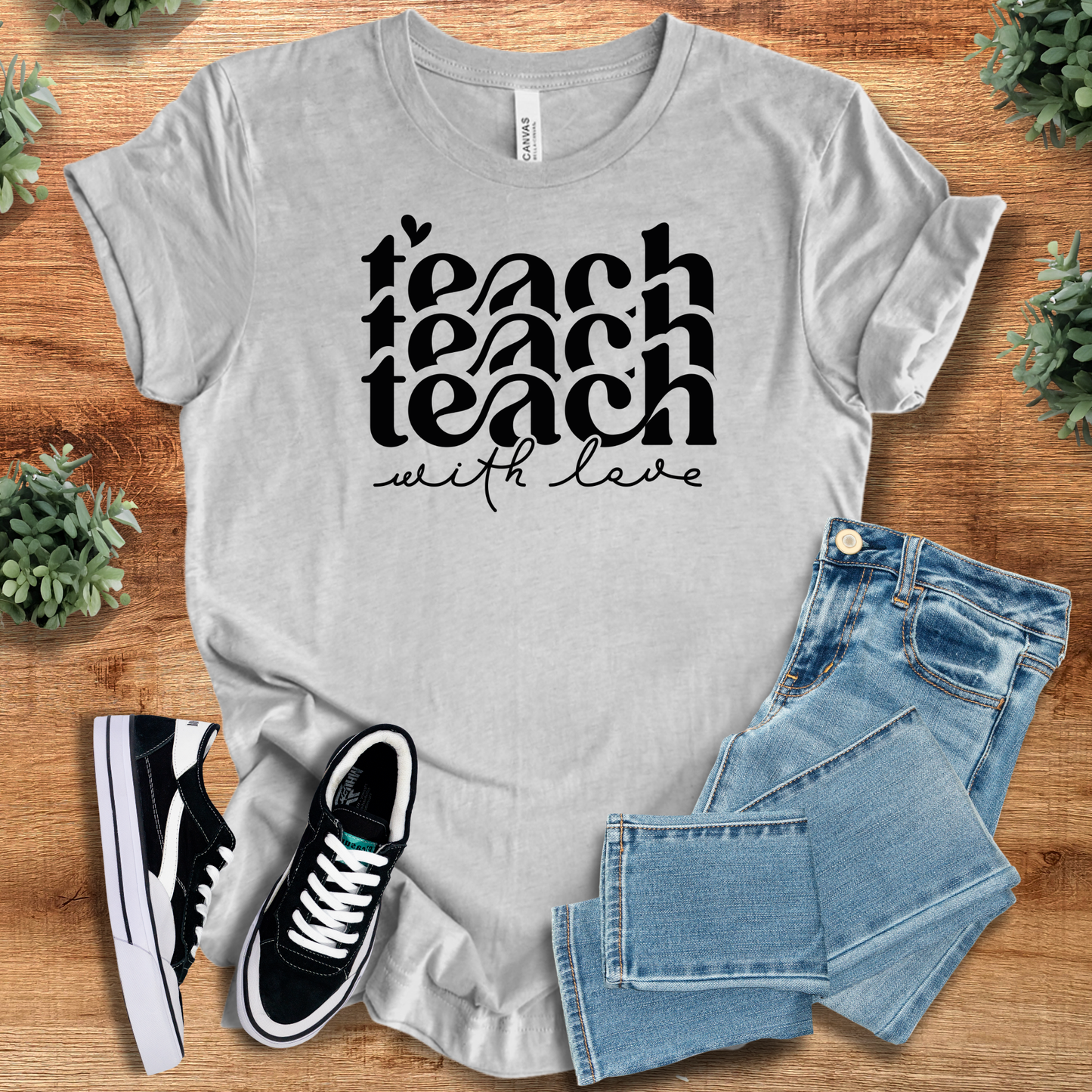 Teach with Love Tee