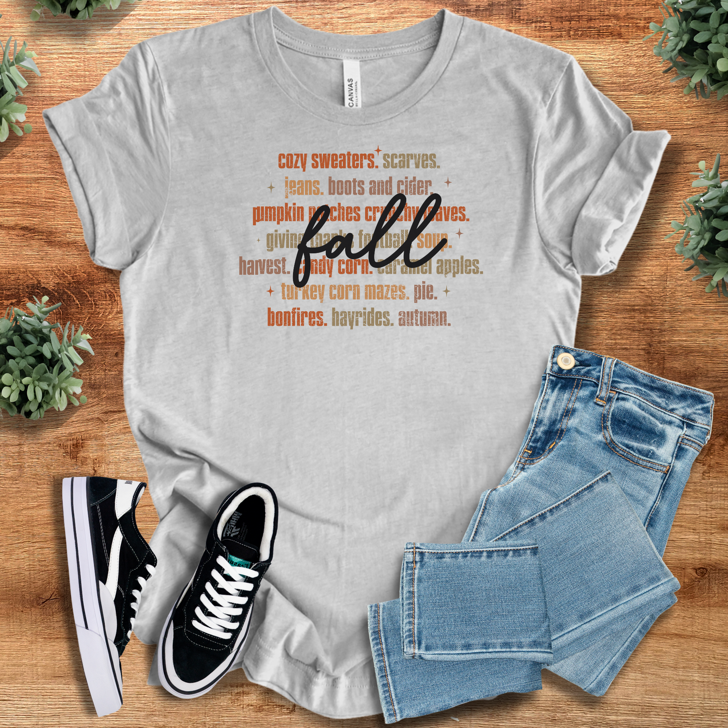 Fall Word Art Tee