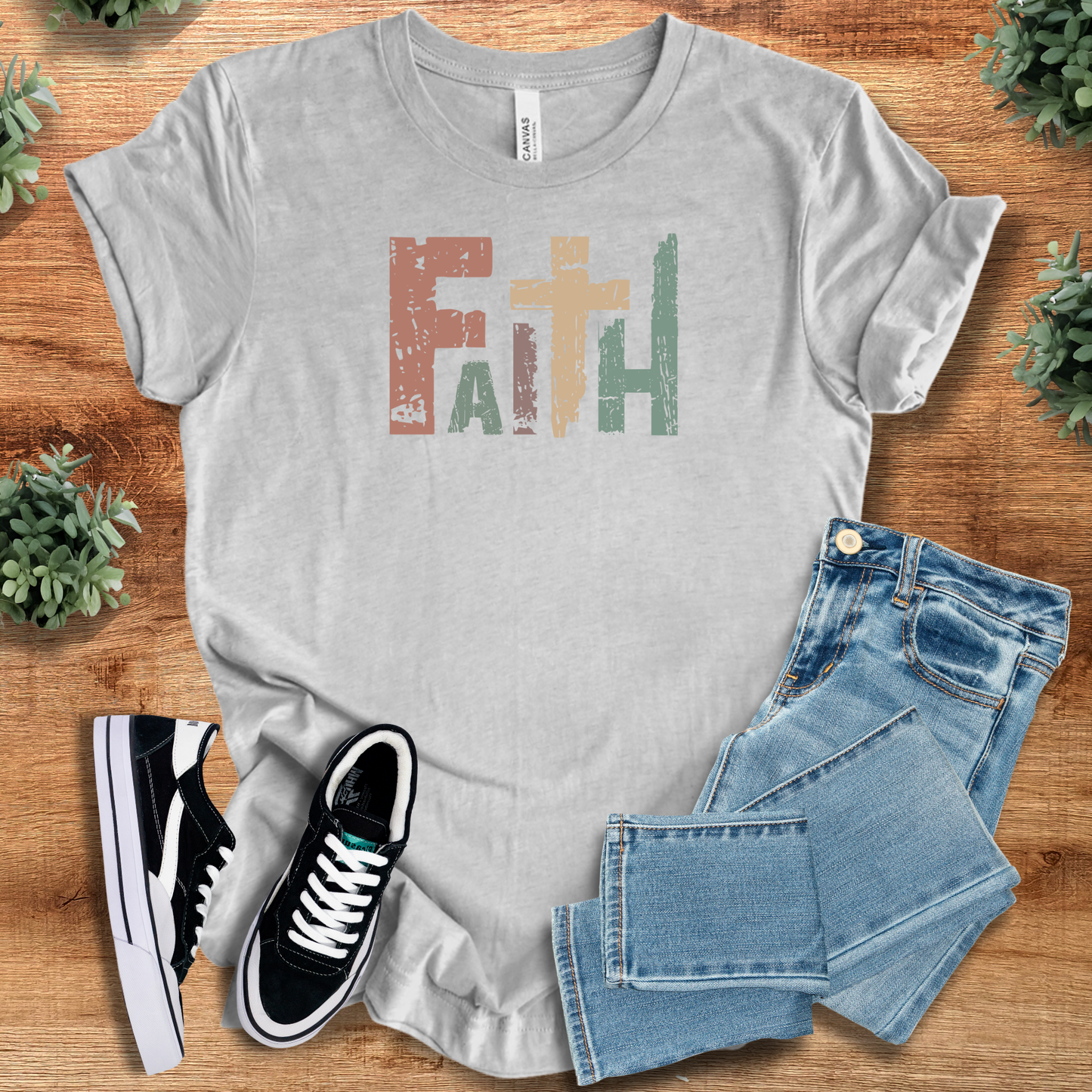 Faith Tee - Pastel Colors