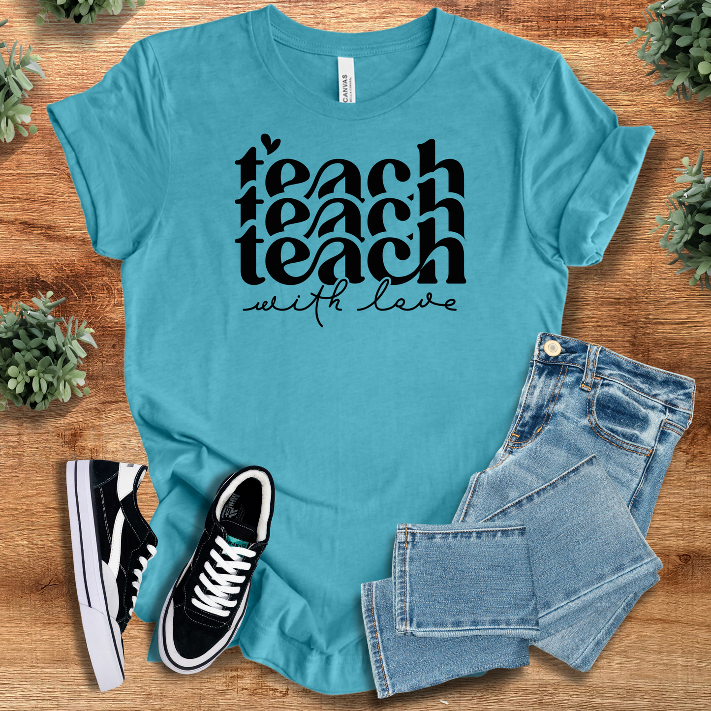 Teach with Love Tee