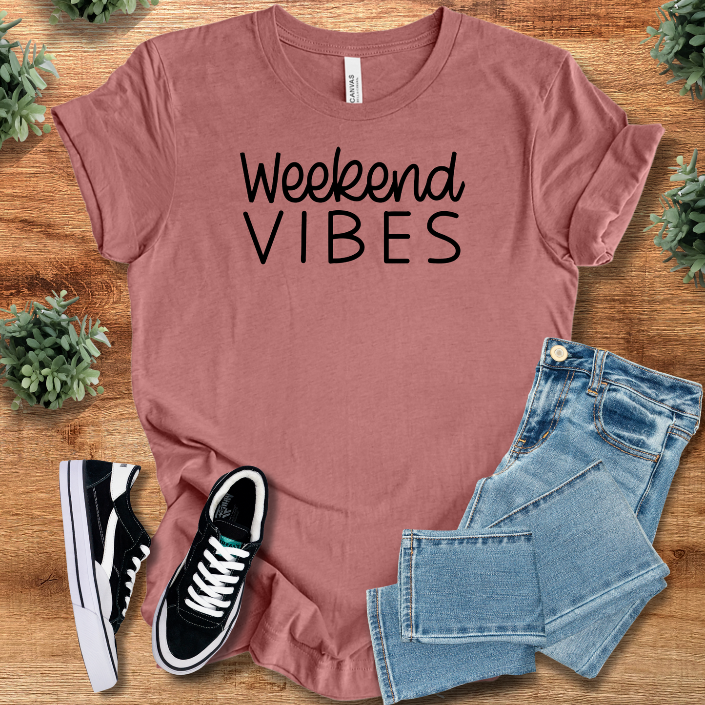 Weekend Vibes Tee T‑Shirt | Soft Bella+Canvas Tee