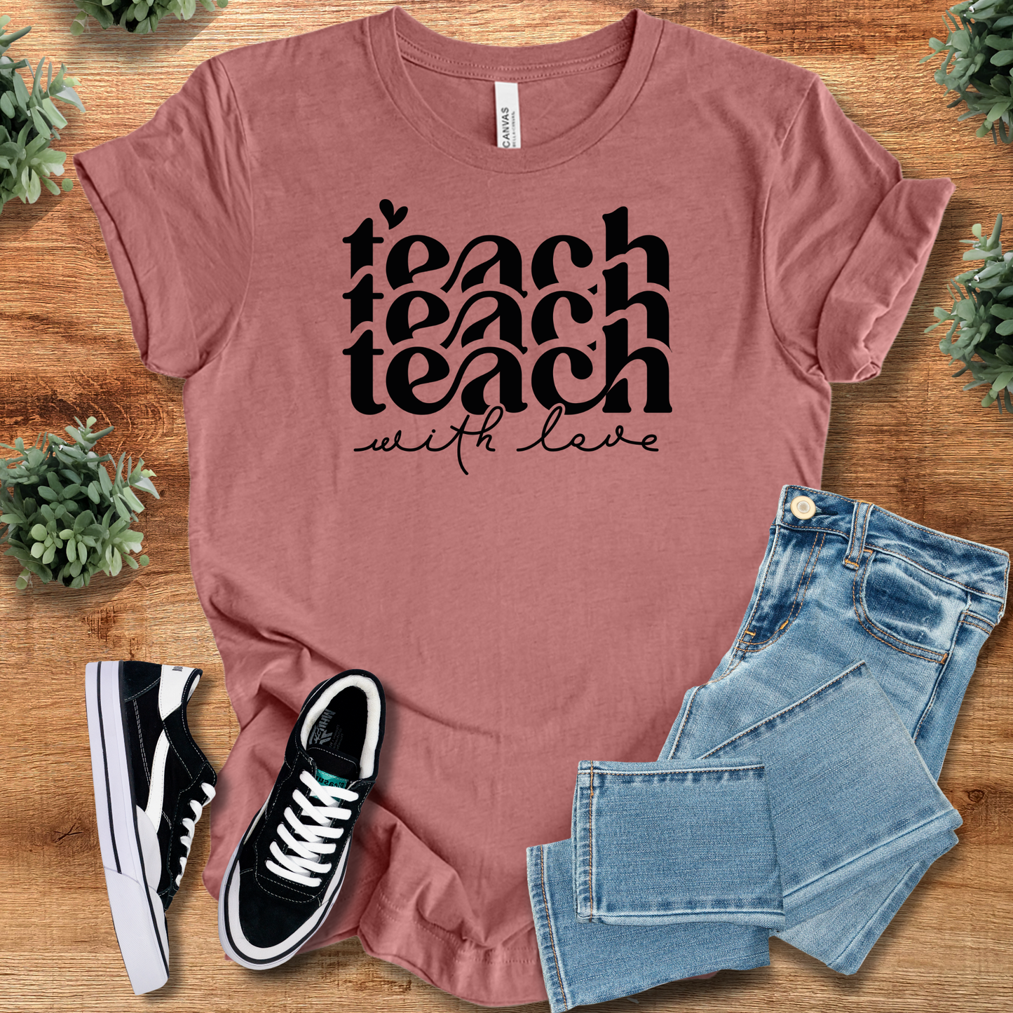 Teach with Love Tee