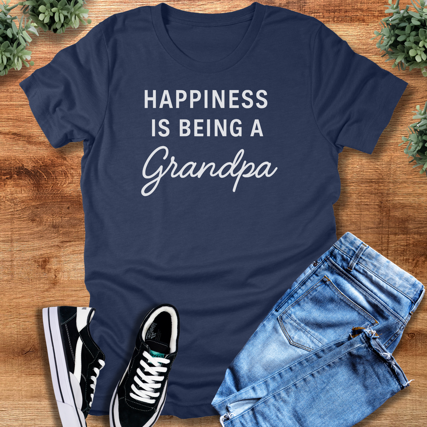 Happiness is Being a Grandpa Tee