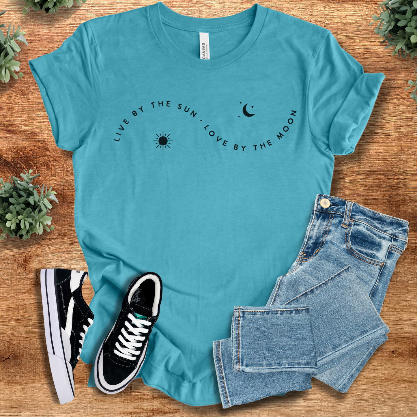 Live By The Sun T‑Shirt | Soft Bella+Canvas Tee