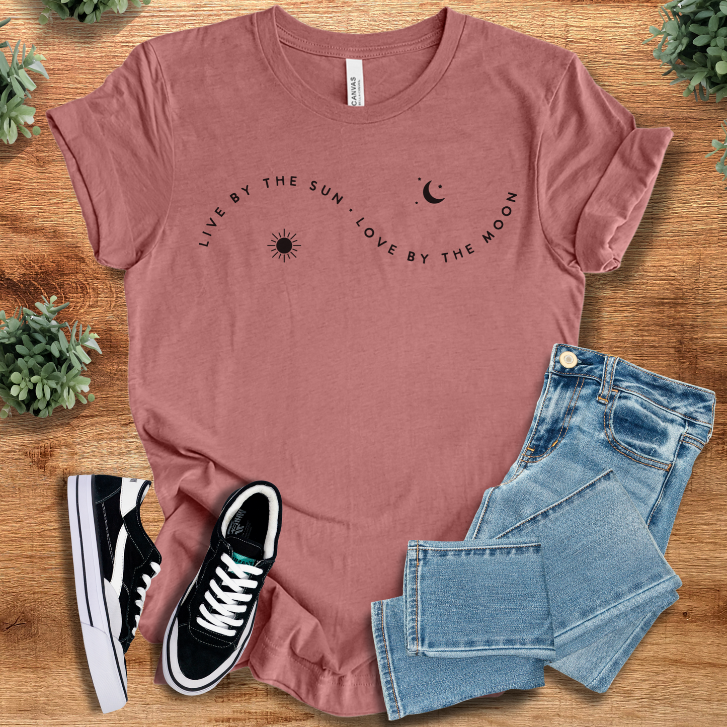 Live By The Sun T‑Shirt | Soft Bella+Canvas Tee