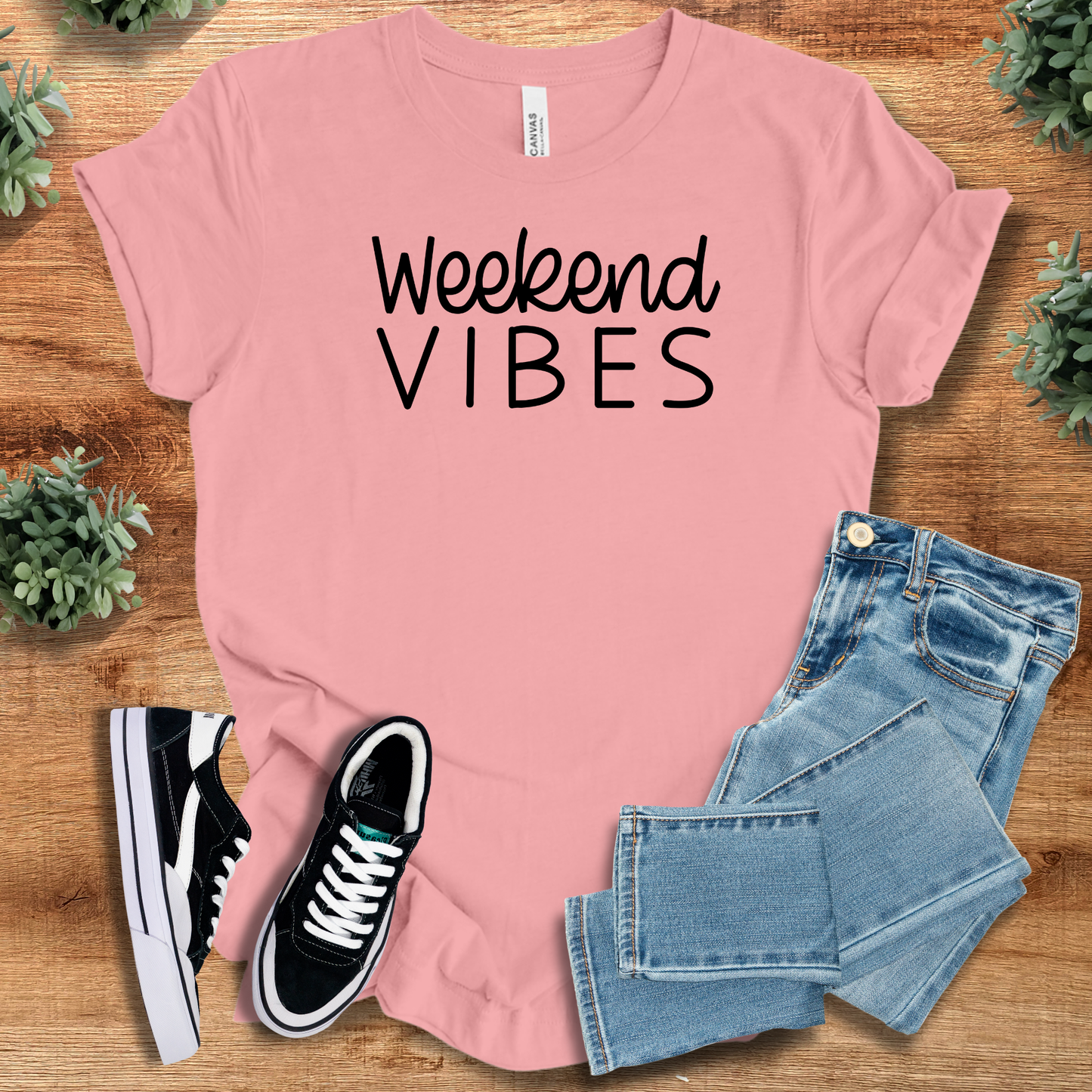 Weekend Vibes Tee T‑Shirt | Soft Bella+Canvas Tee