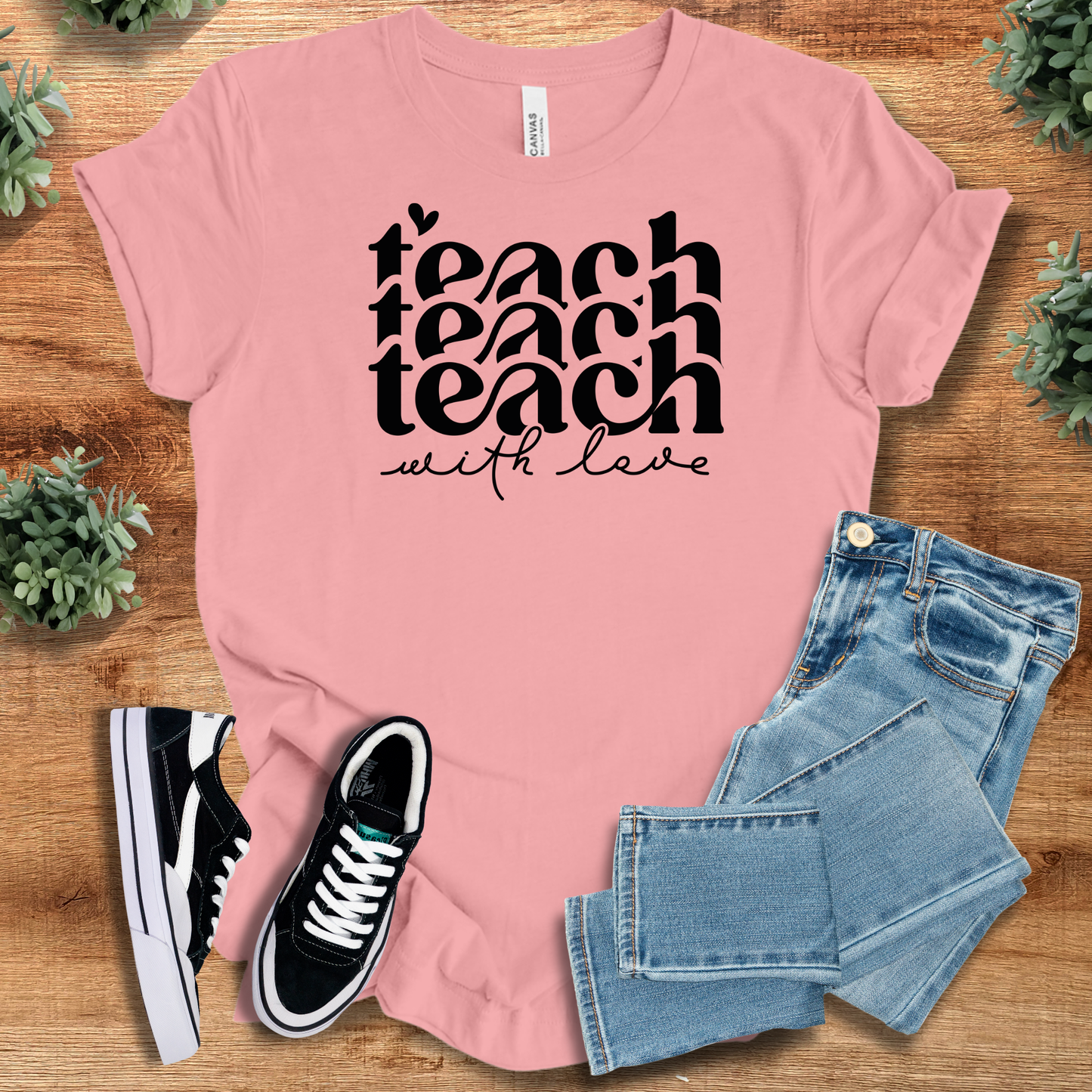 Teach with Love Tee