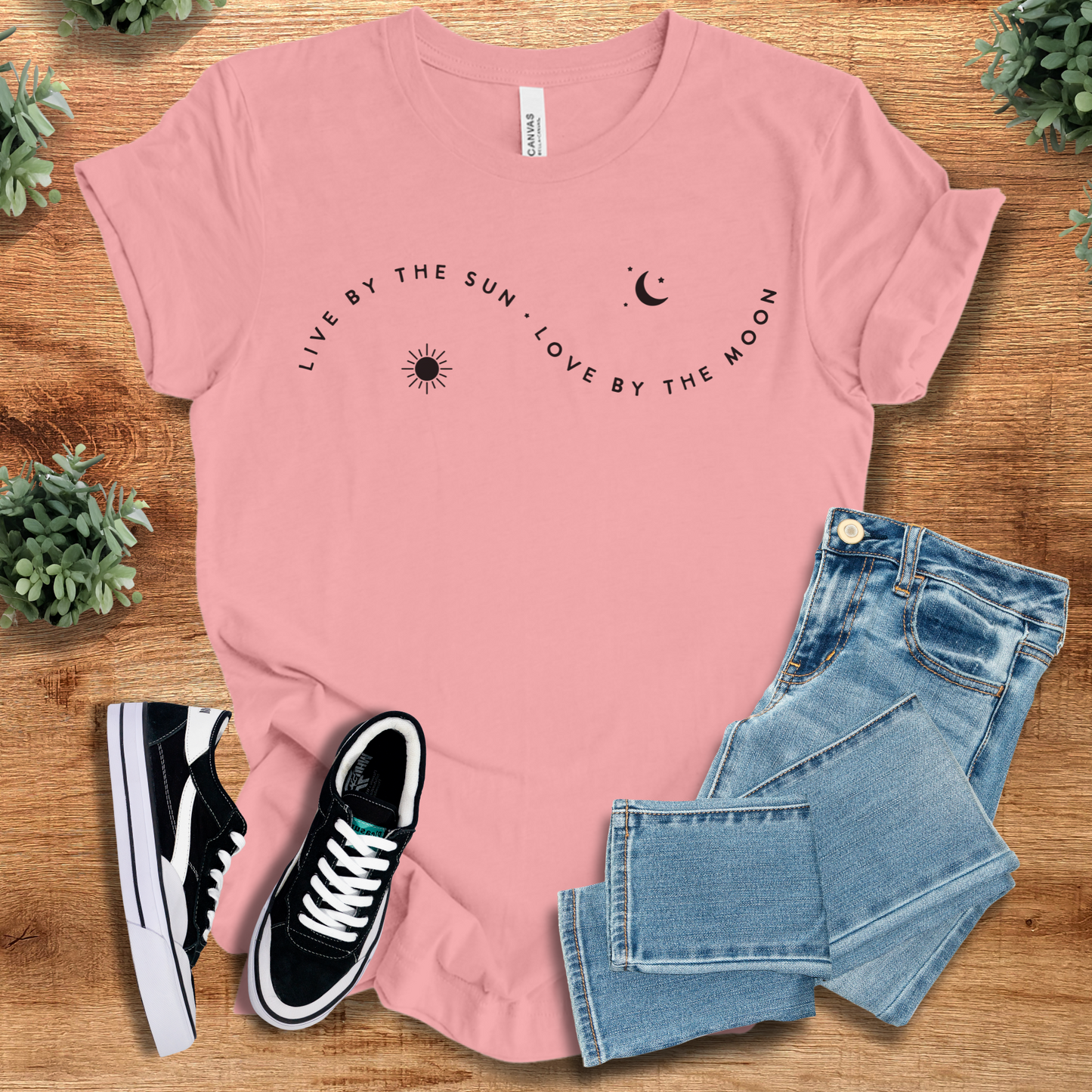 Live By The Sun T‑Shirt | Soft Bella+Canvas Tee