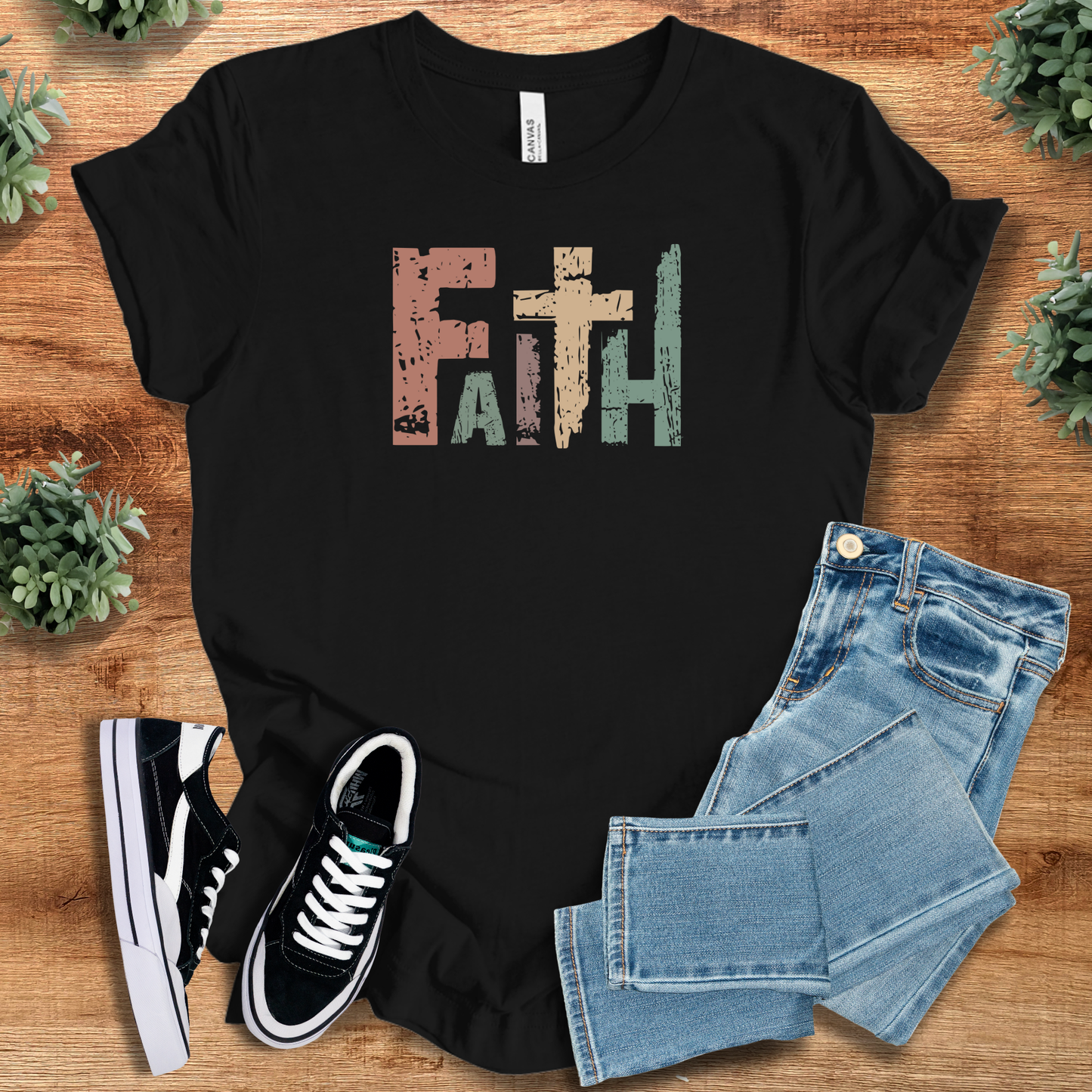 Faith Tee - Pastel Colors
