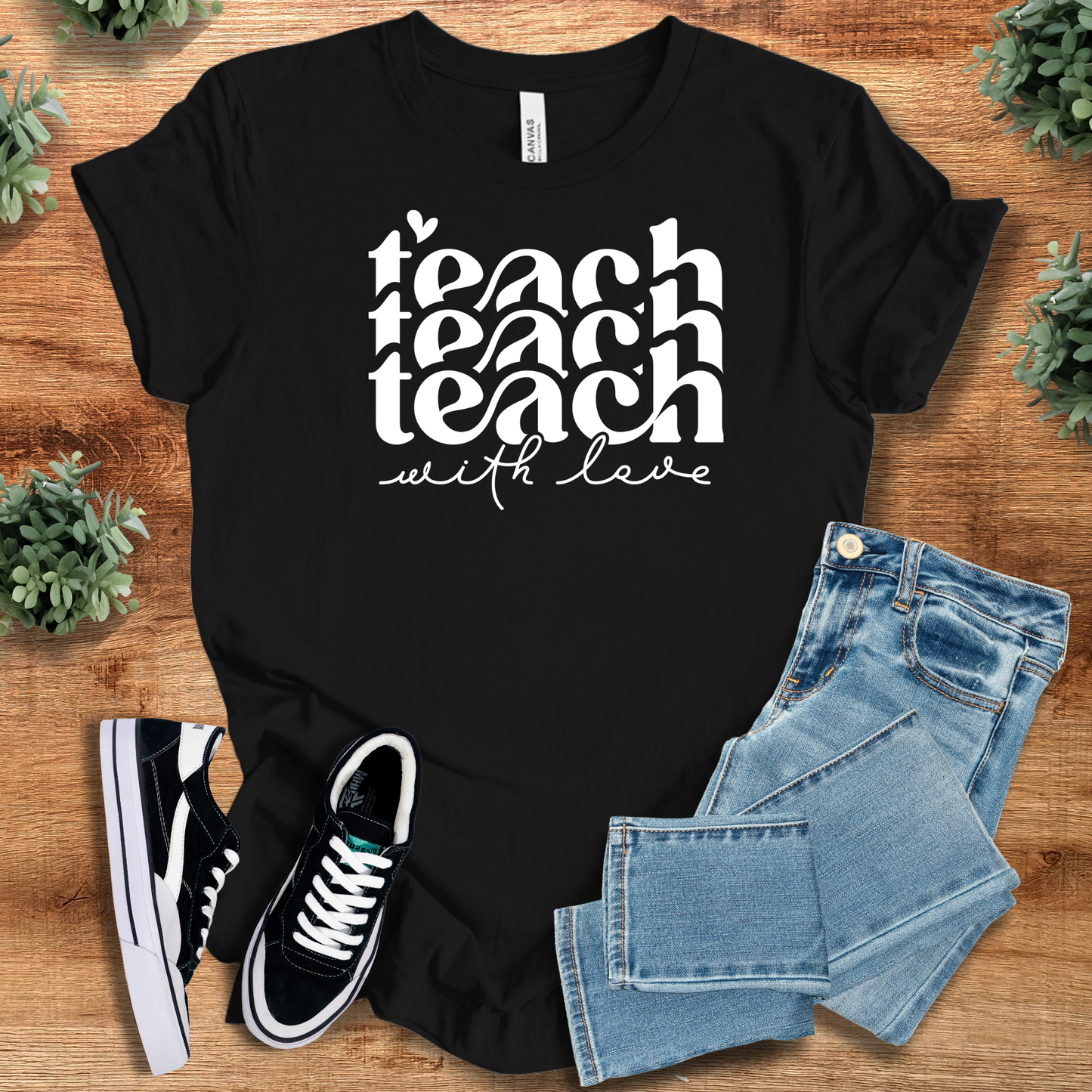 Teach with Love Tee
