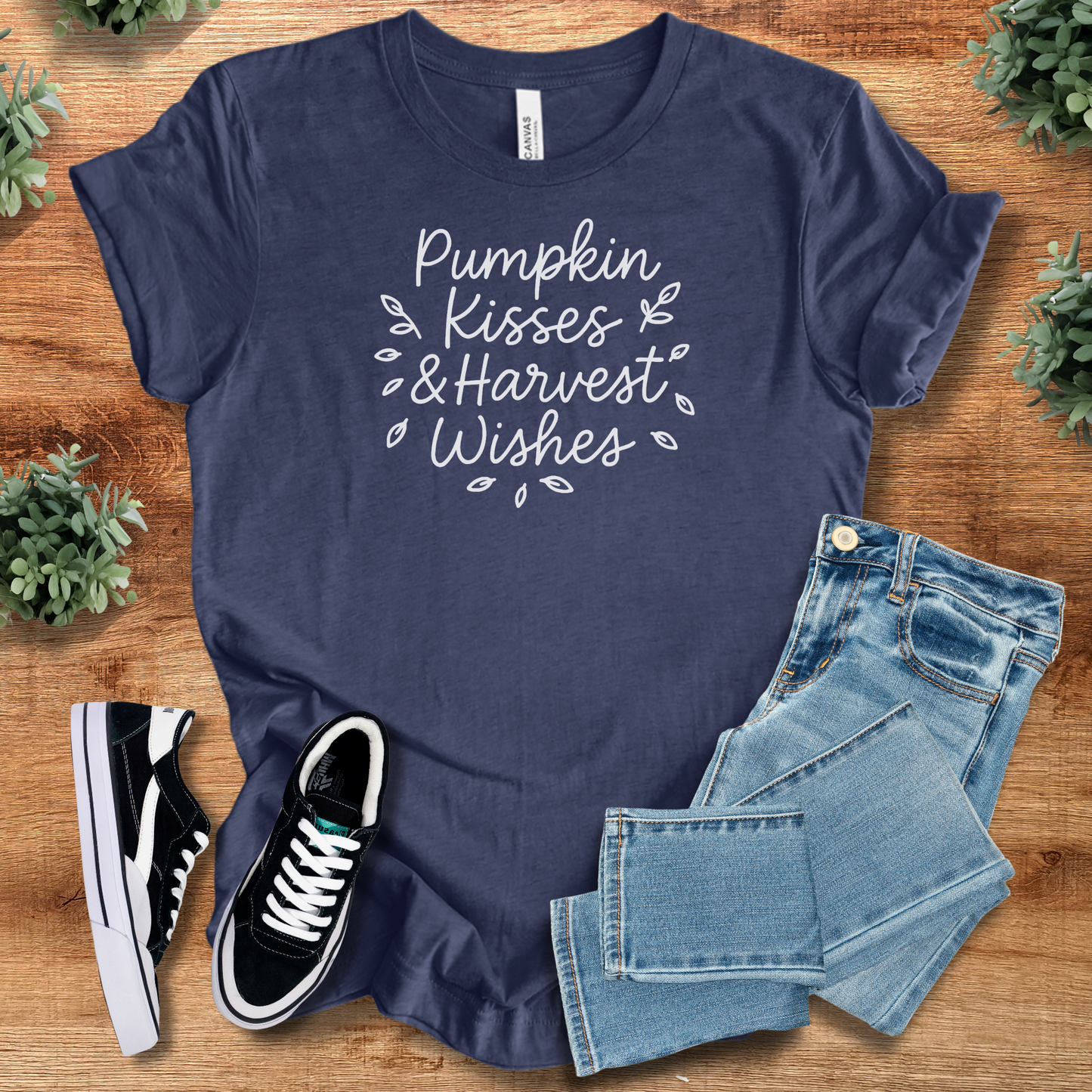Pumpkin Kisses & Harvest Wishes Tee