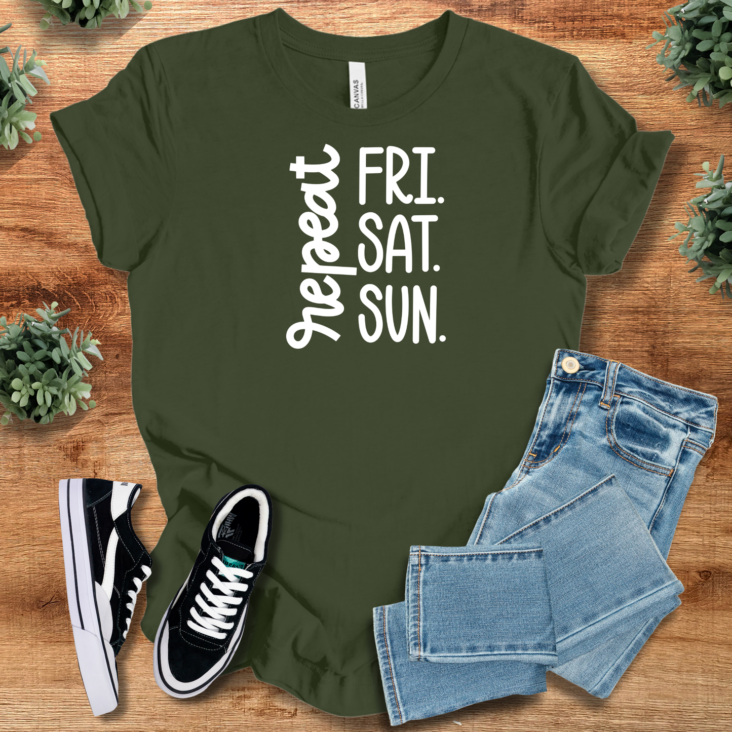 Fri Sat Sun Repeat Shirt