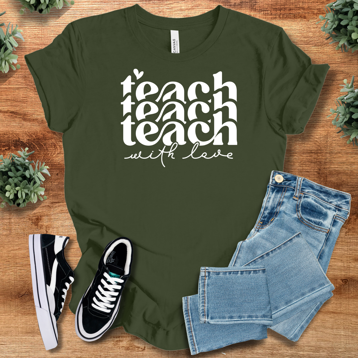 Teach with Love Tee