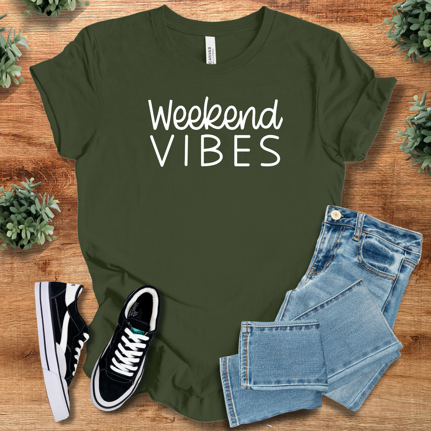 Weekend Vibes Tee T‑Shirt | Soft Bella+Canvas Tee