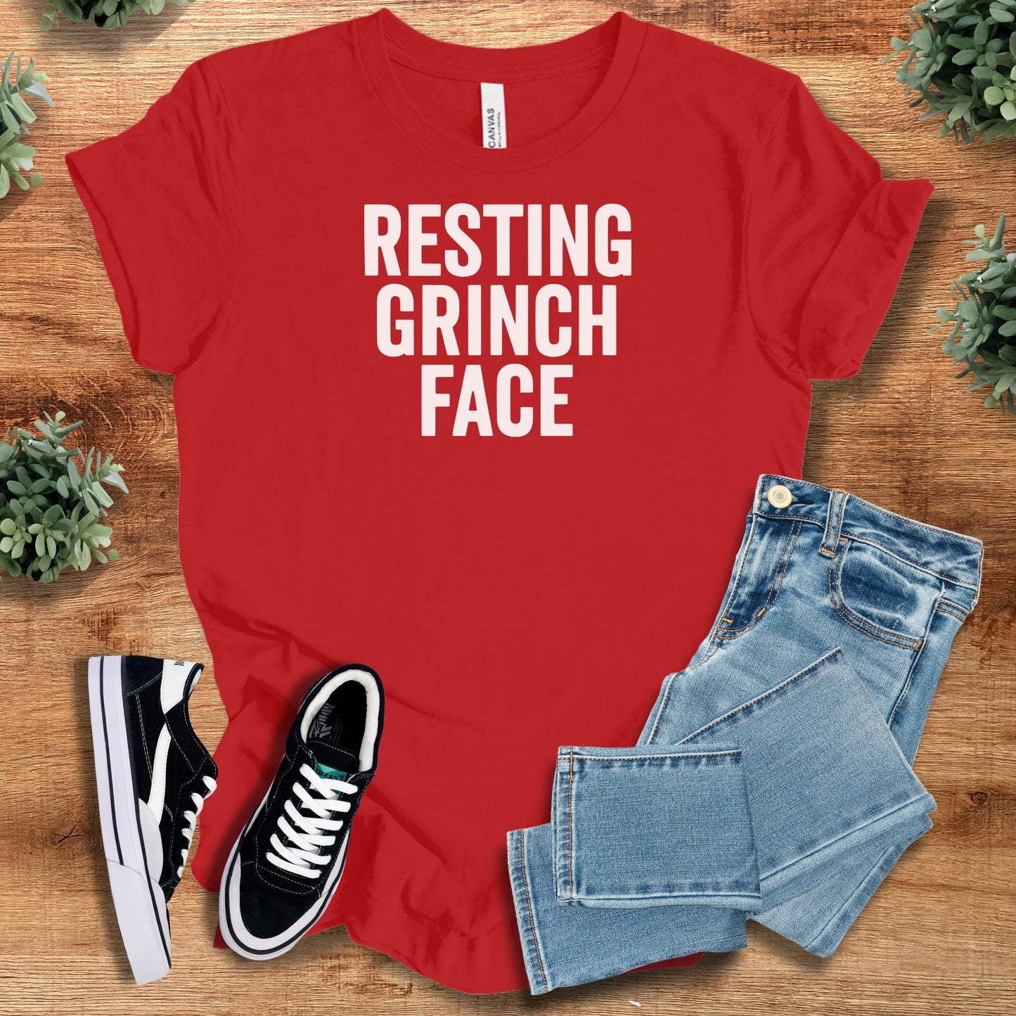 Resting Grinch Face Tee