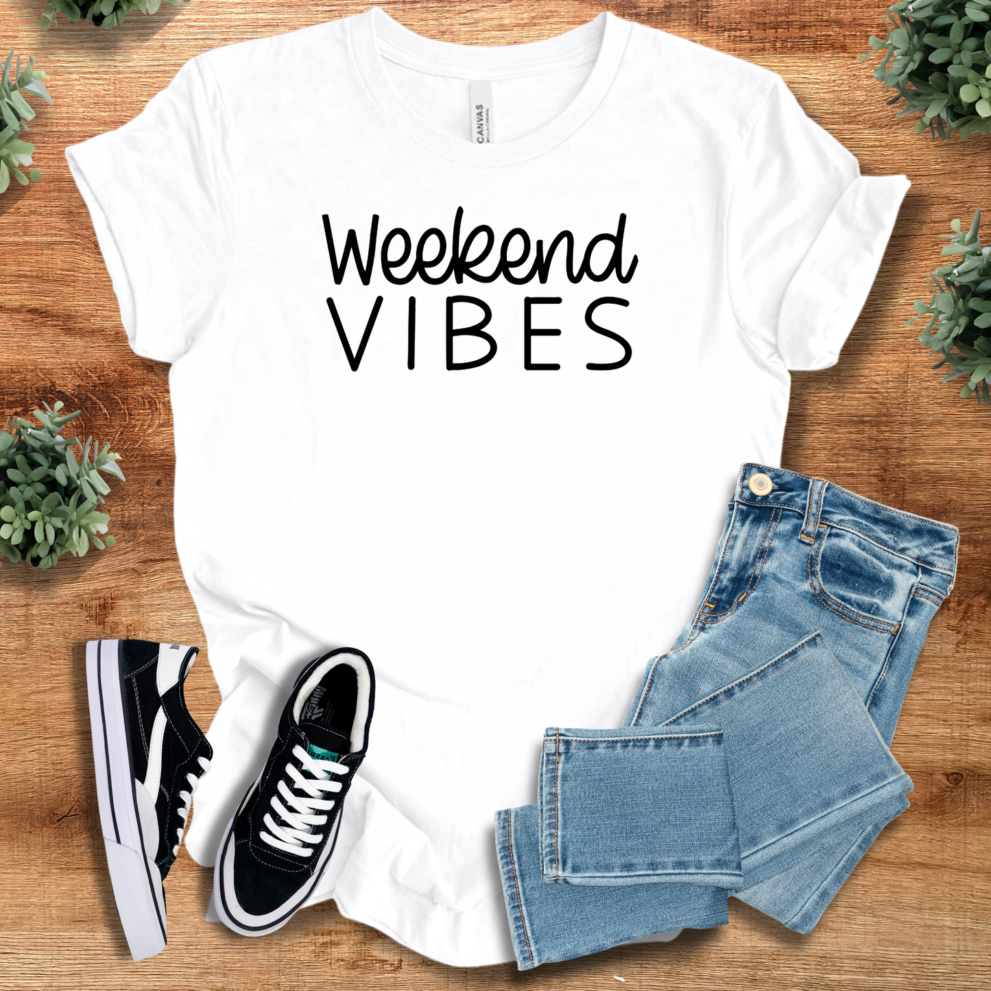 Weekend Vibes Tee T‑Shirt | Soft Bella+Canvas Tee