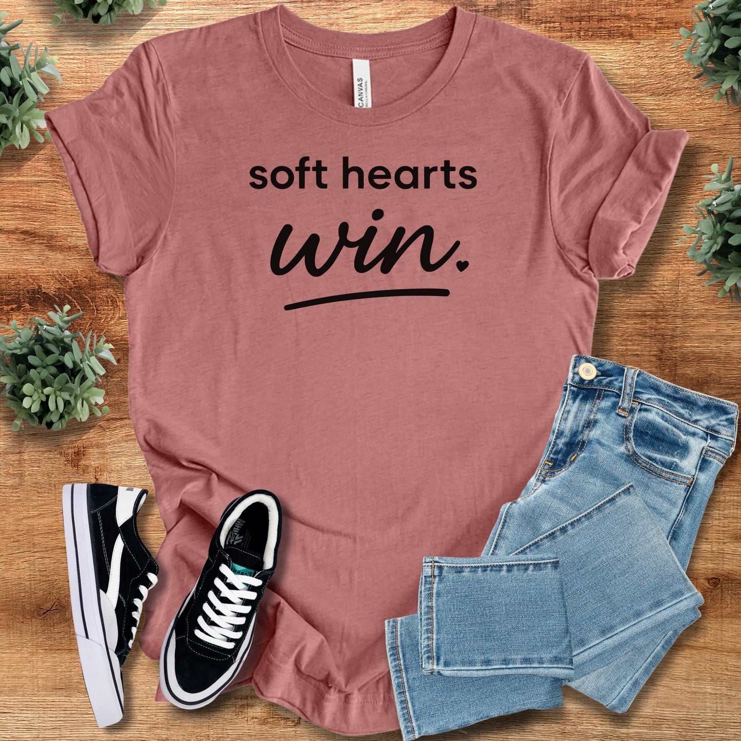 Soft Hearts Win | Bella Canvas T-Shirt