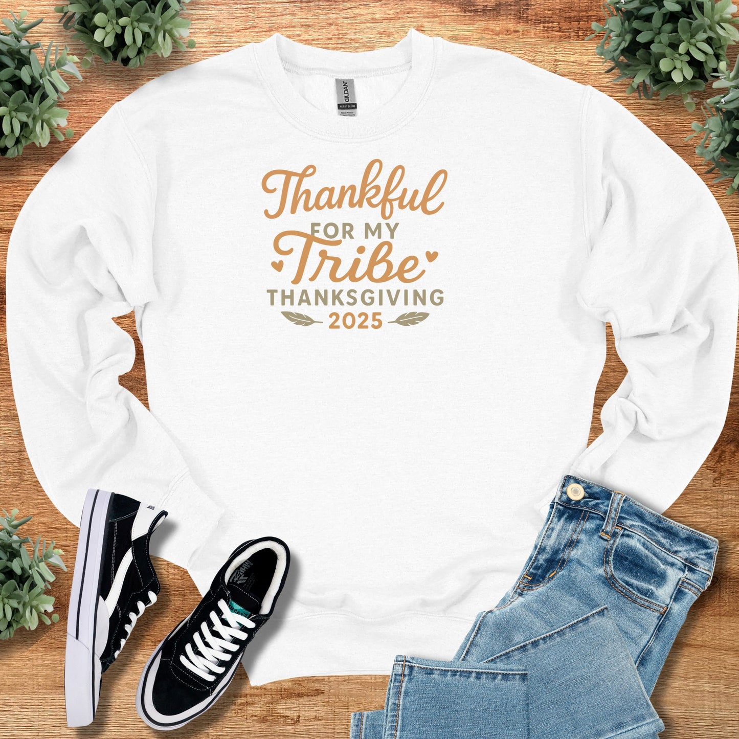 Thanksgiving 2025 Thankful for my Tribe - Crewneck