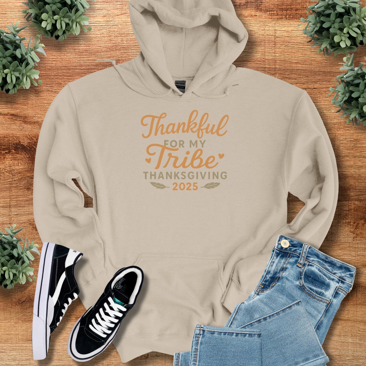 Thanksgiving 2025 Thankful for my Tribe - Hoodie