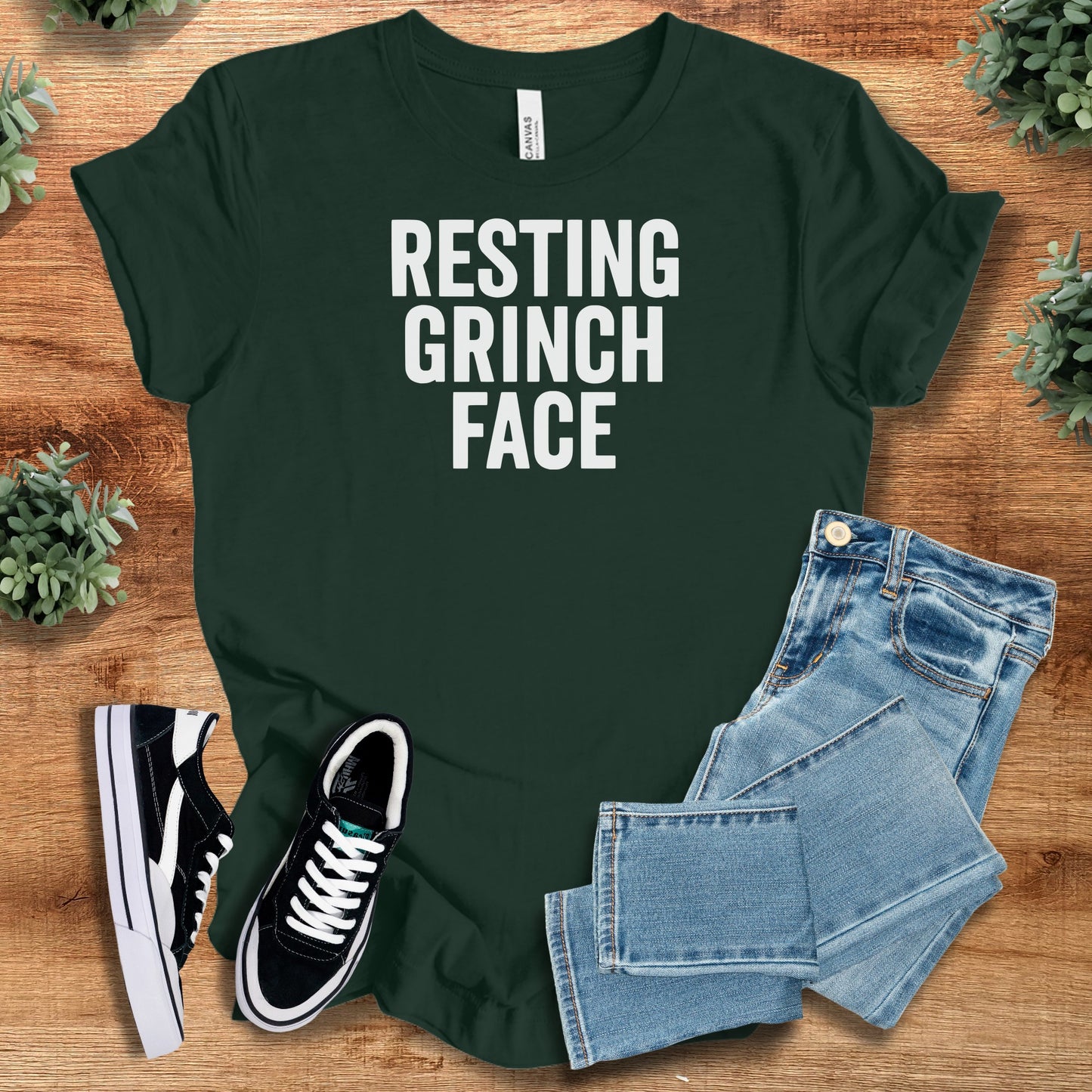 Resting Grinch Face Tee