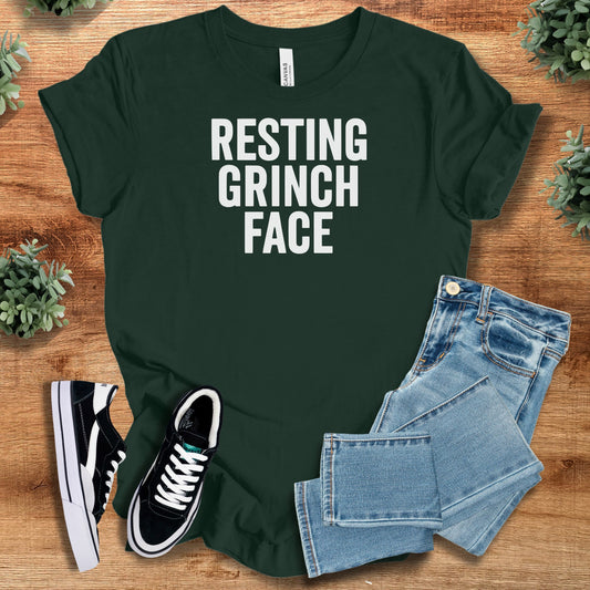 Resting Grinch Face Tee