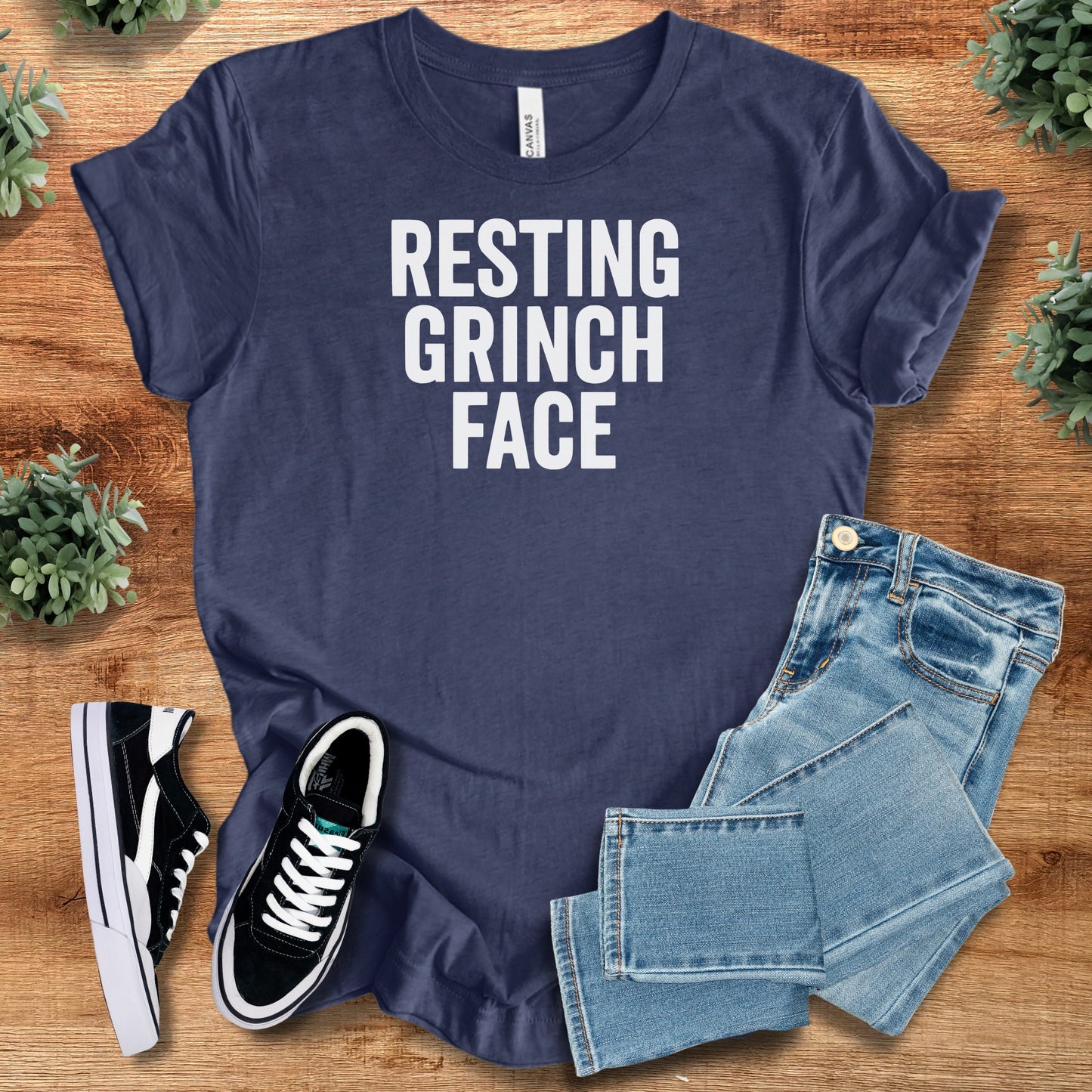 Resting Grinch Face Tee
