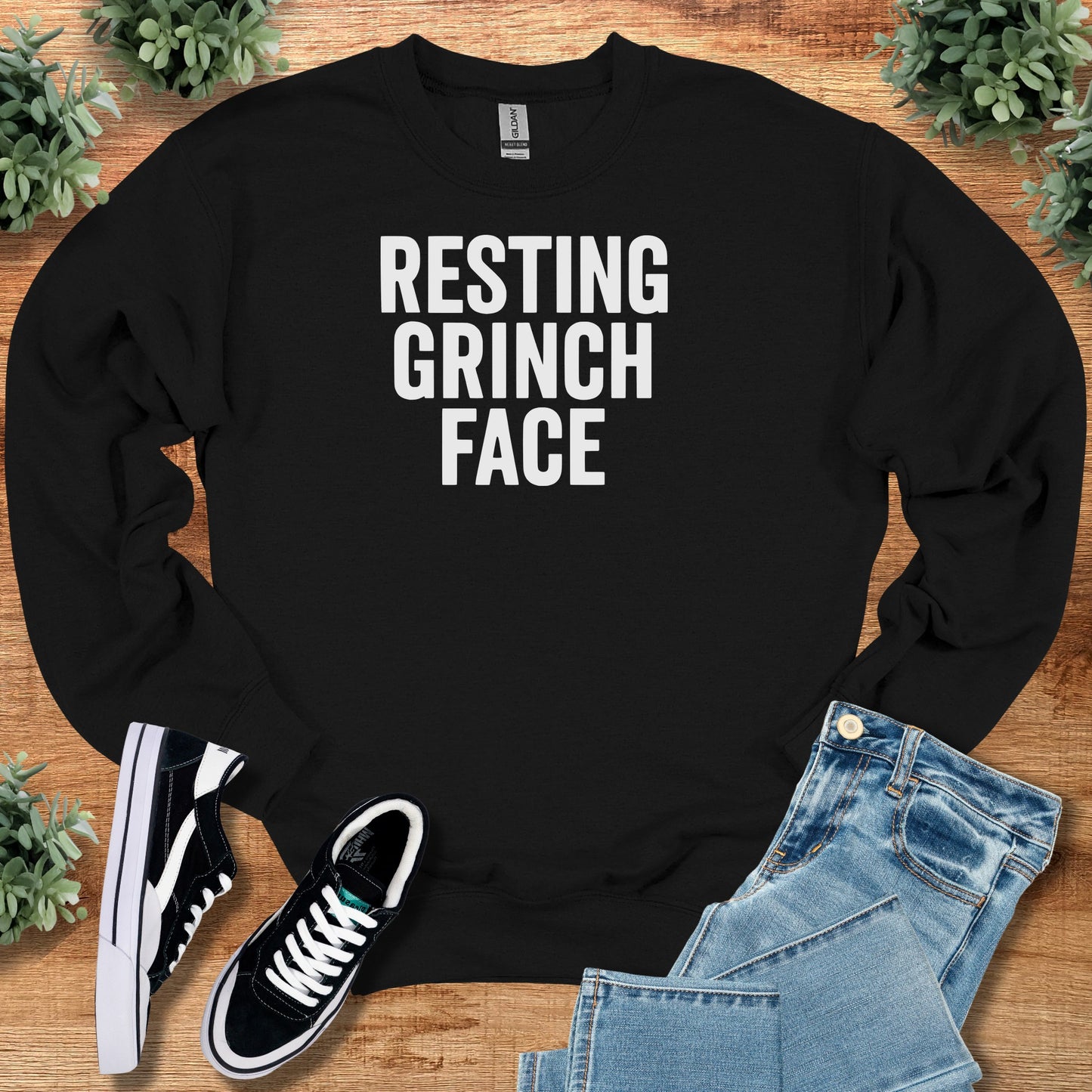Resting Grinch Face Sweatshirt