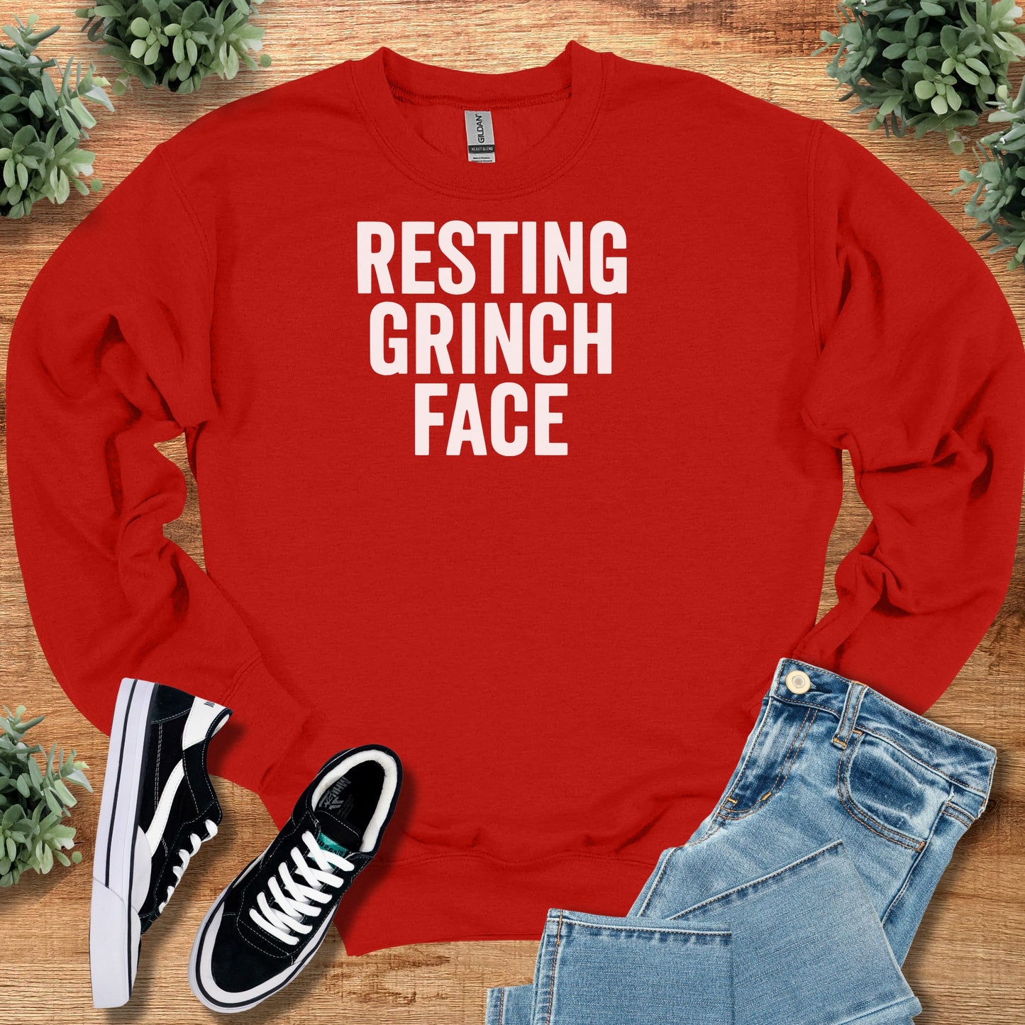 Resting Grinch Face Sweatshirt