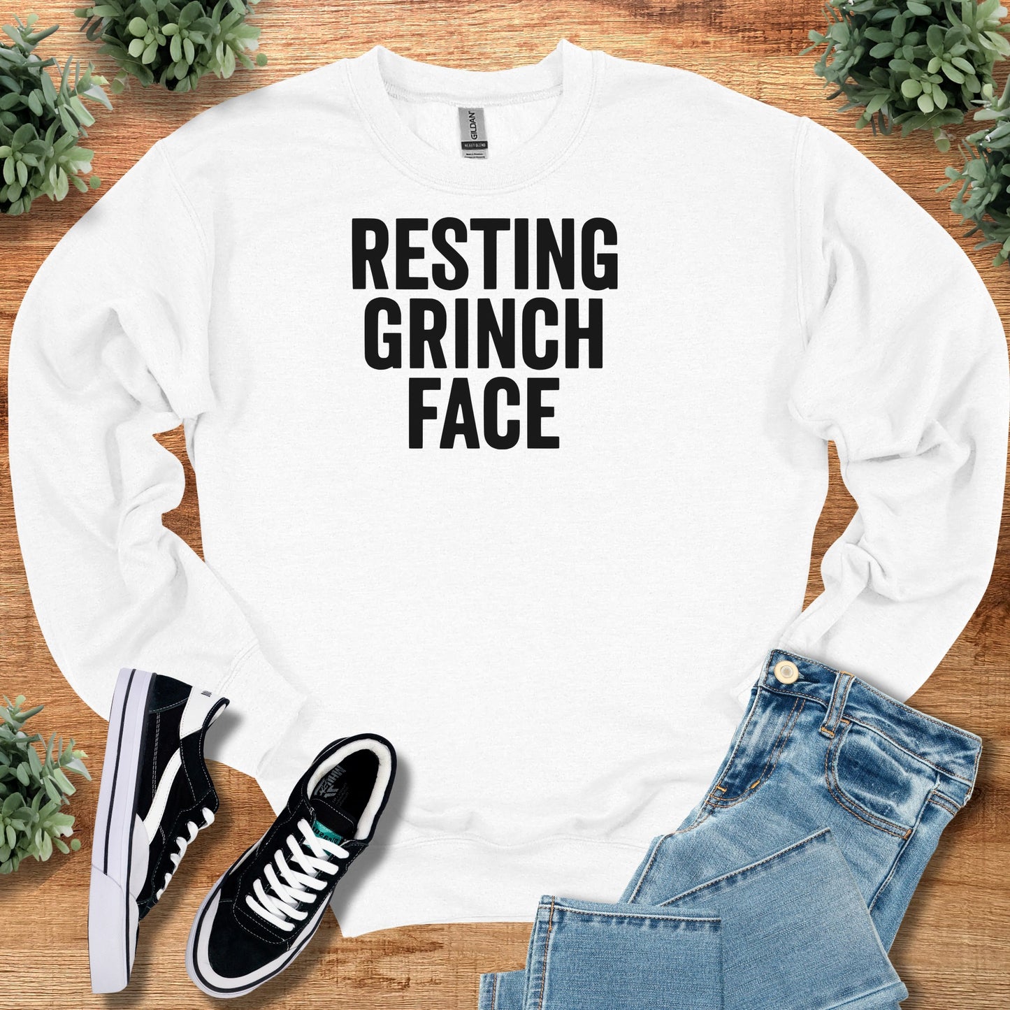 Resting Grinch Face Sweatshirt