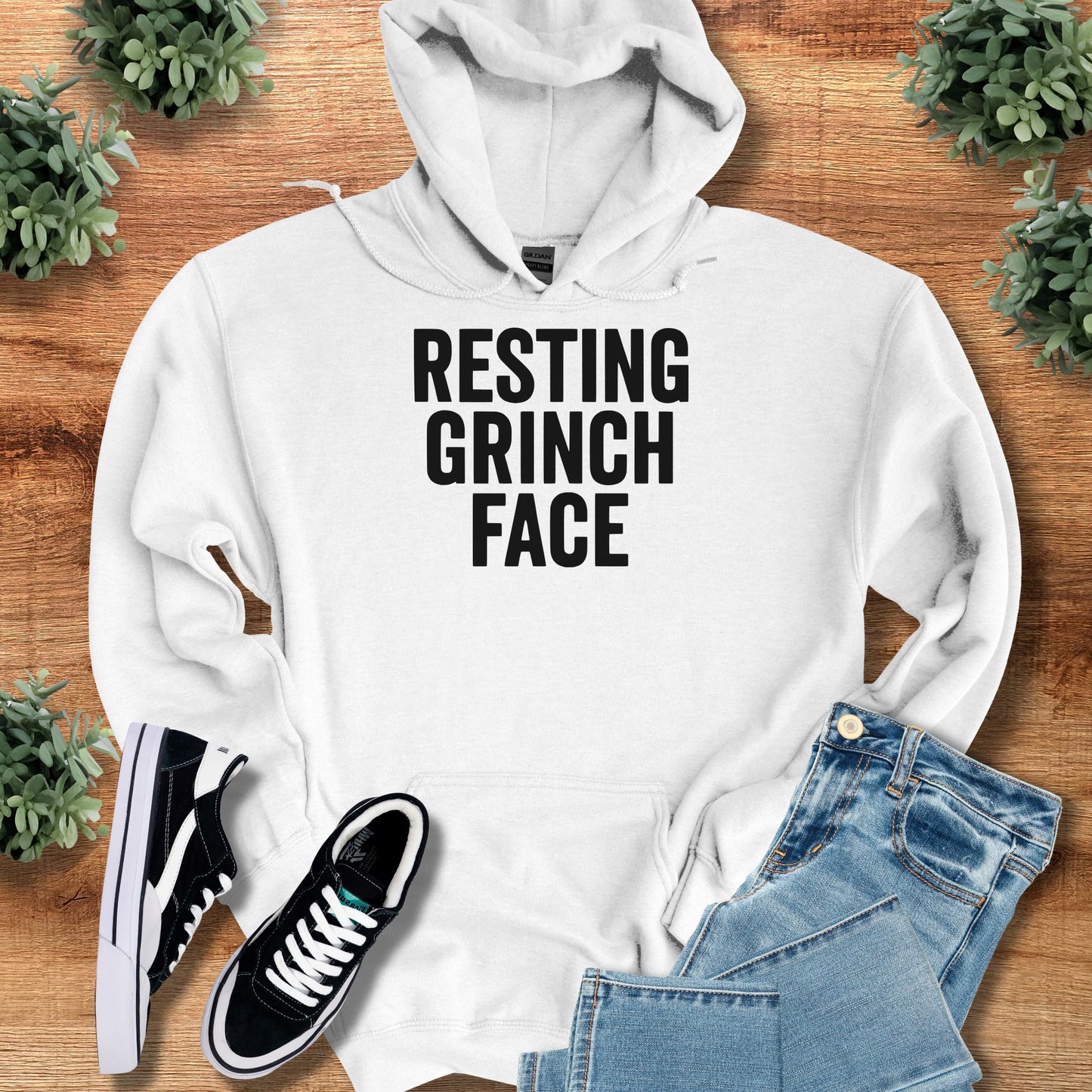 Resting Grinch Face Hoodie