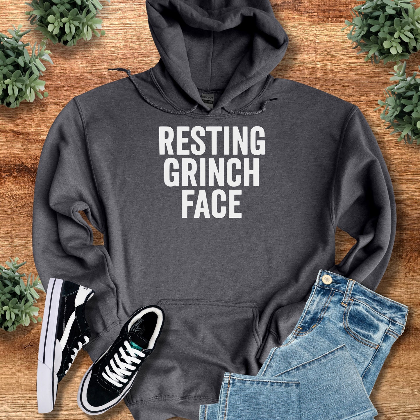 Resting Grinch Face Hoodie