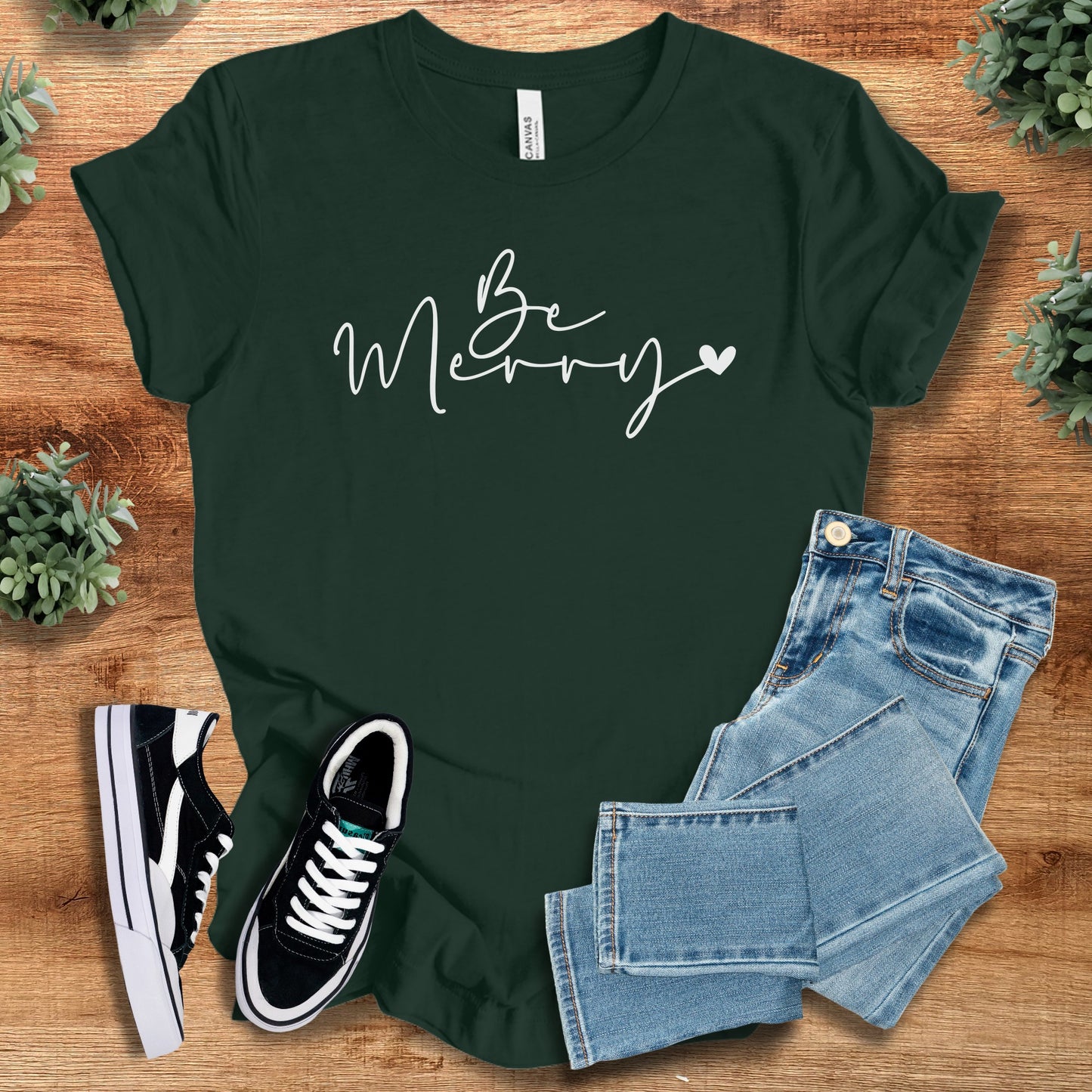 Be Merry Bella Canvas Tee