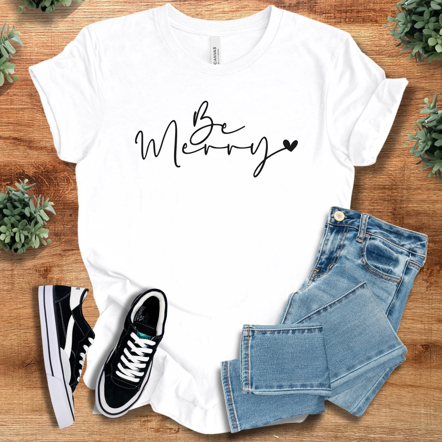 Be Merry Bella Canvas Tee