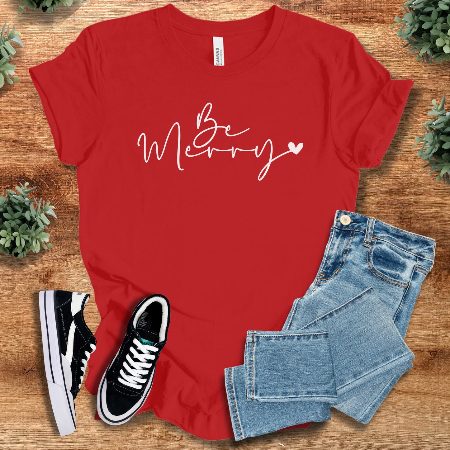 Be Merry Bella Canvas Tee