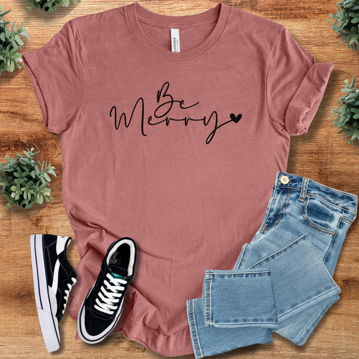 Be Merry Bella Canvas Tee