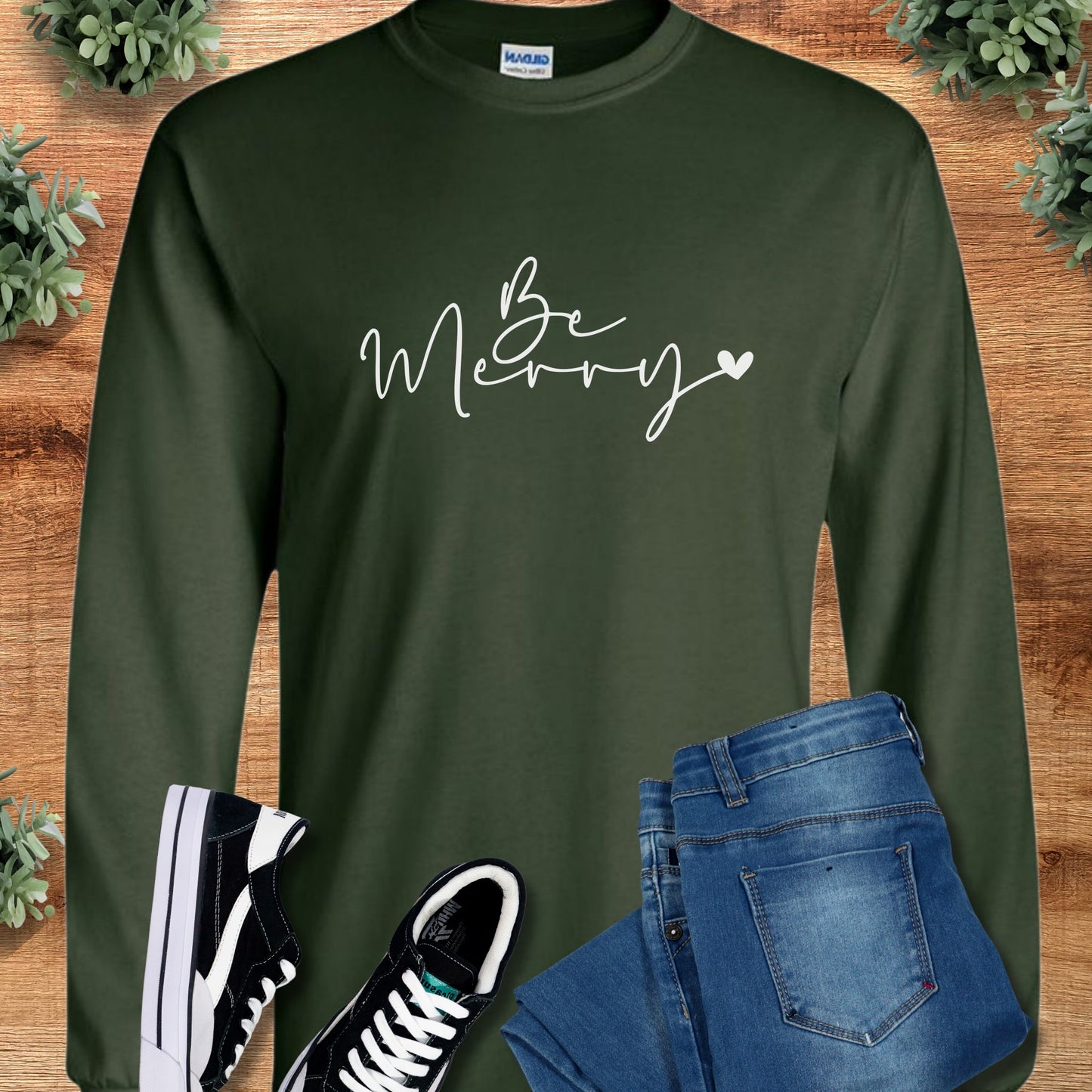 Be Merry Long Sleeve Tee