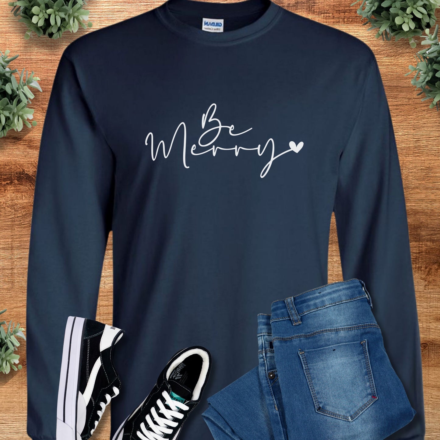 Be Merry Long Sleeve Tee