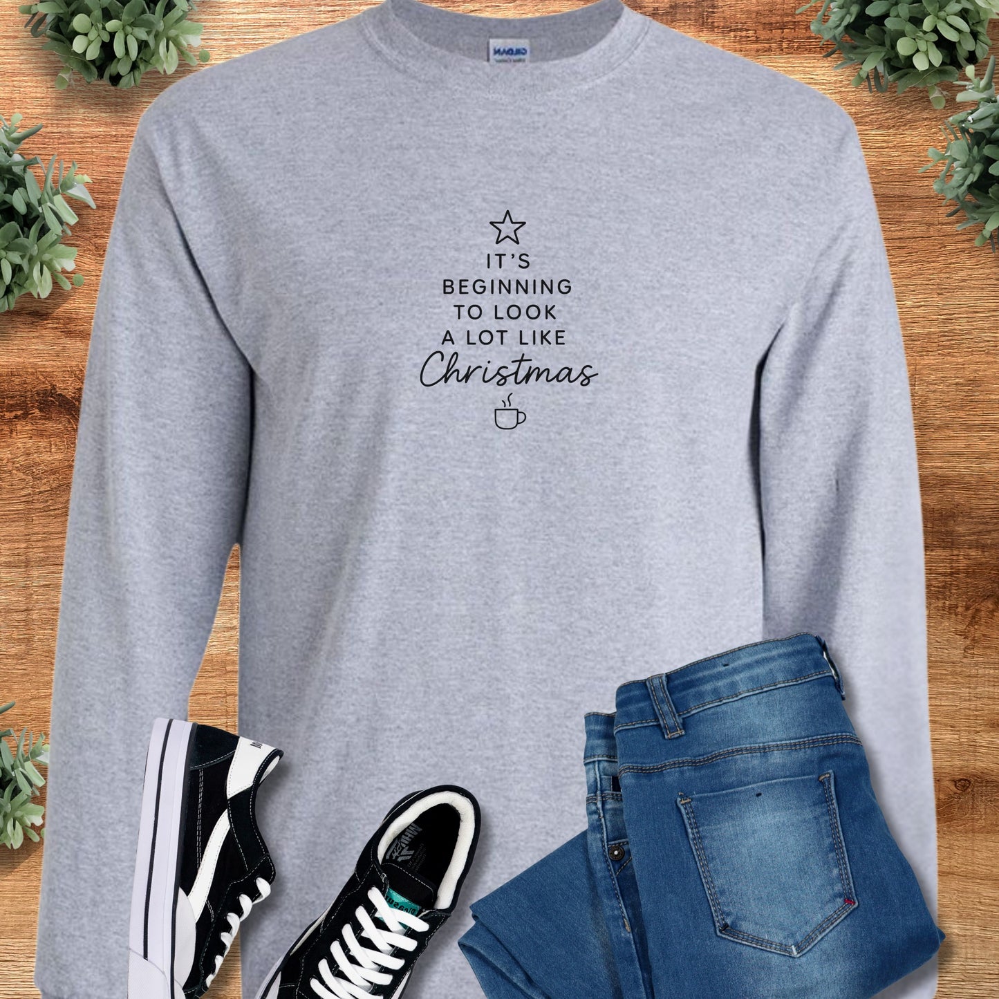 It's Beginning to Look alot Like Christmas Long Sleeve Tee