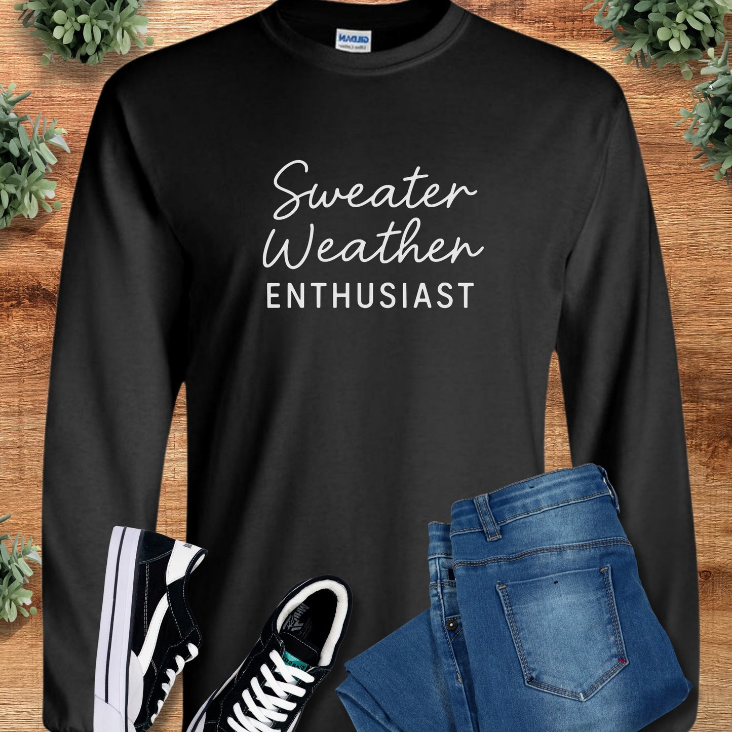 Sweater Weather Enthusiast Long Sleeve Tee