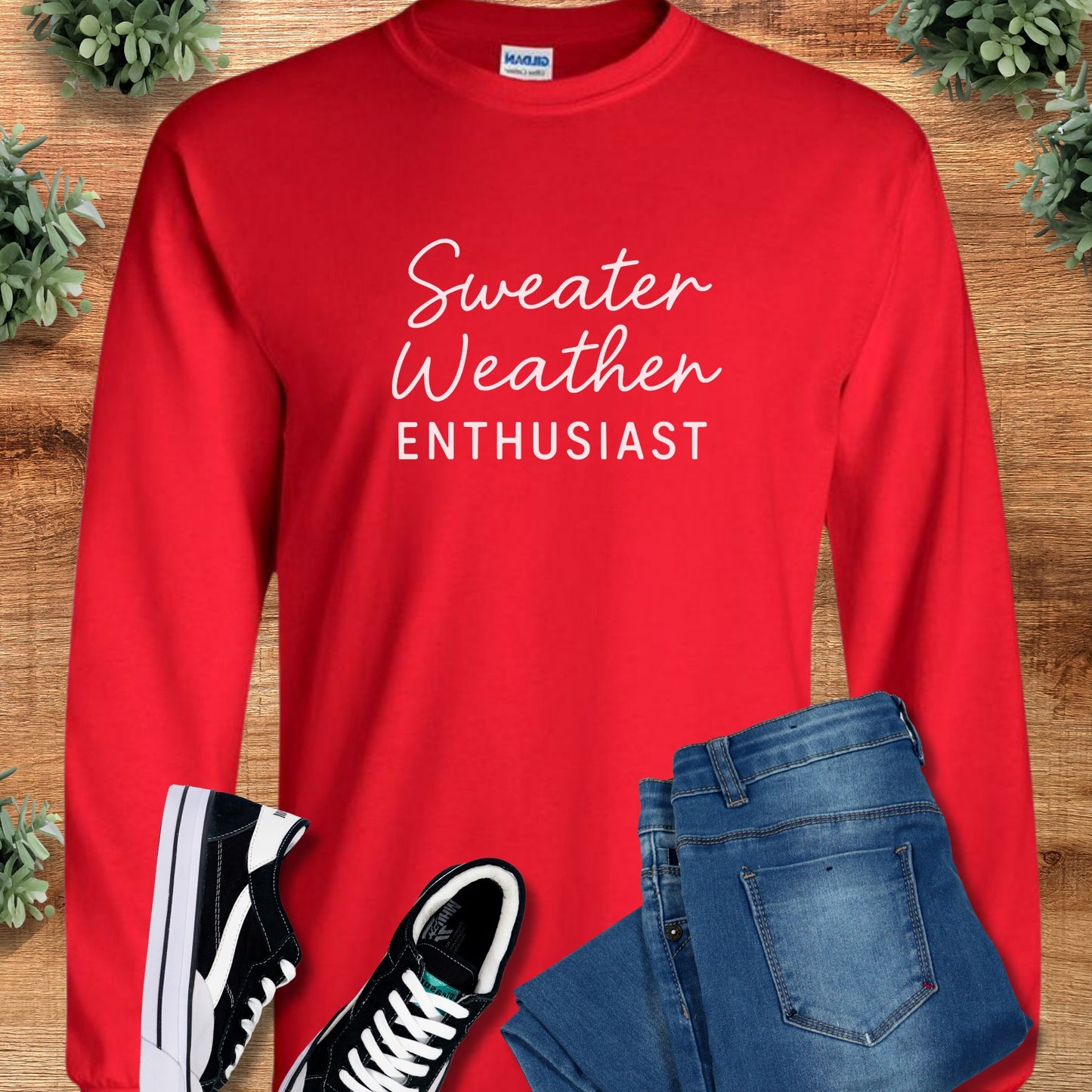 Sweater Weather Enthusiast Long Sleeve Tee