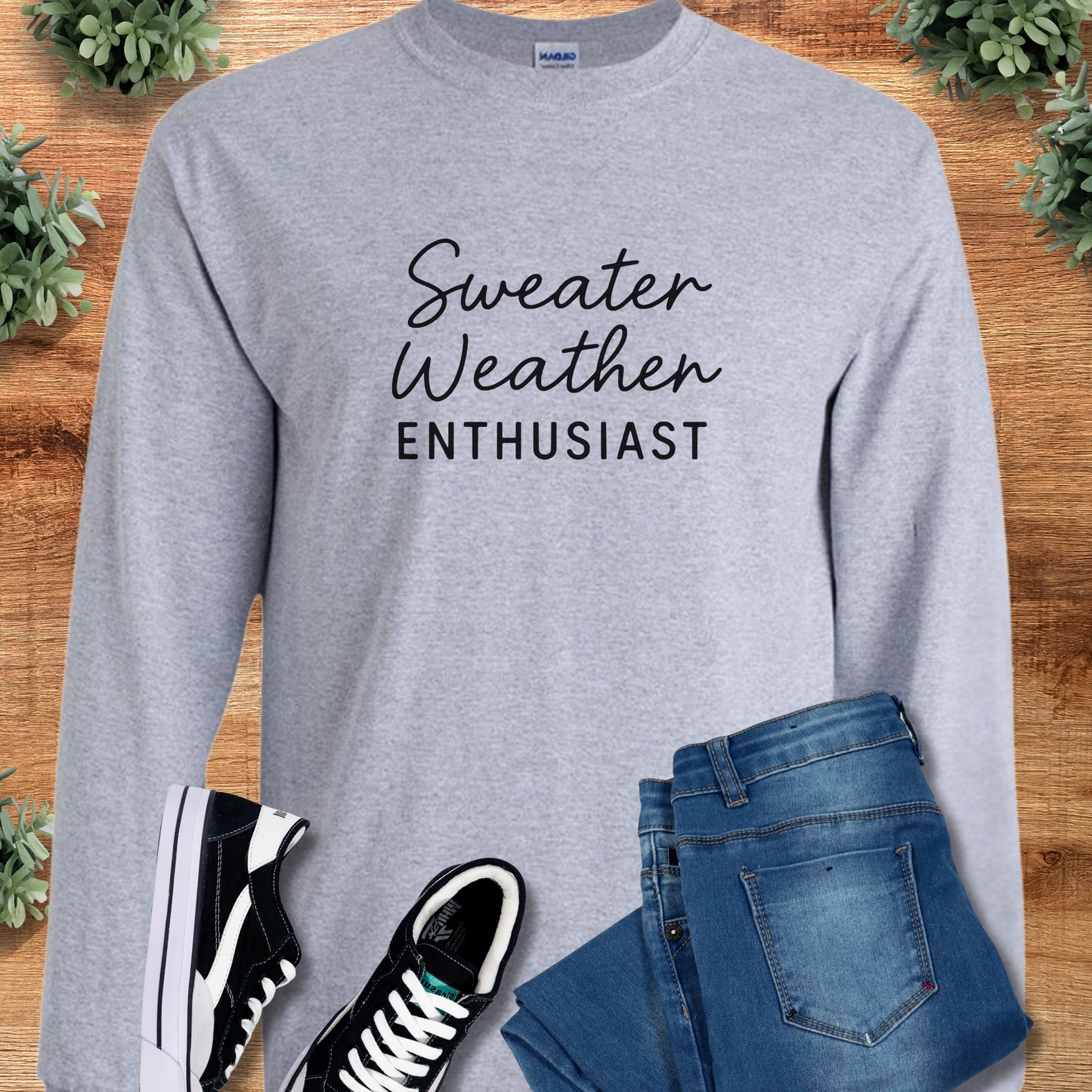 Sweater Weather Enthusiast Long Sleeve Tee