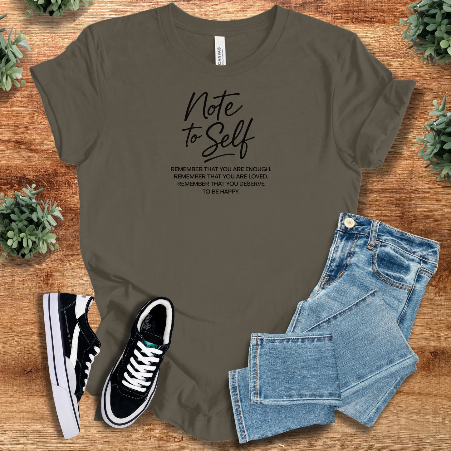 Note to Self Bella Canvas Tee