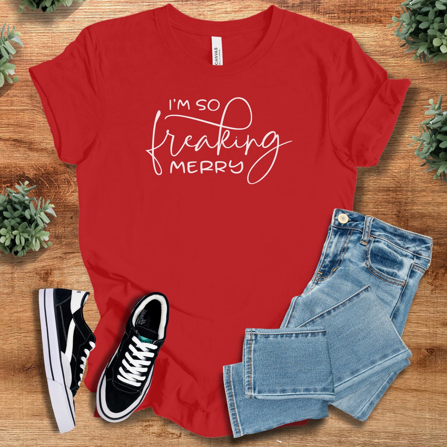 I'm so Freaking Merry Bella Canvas Tee
