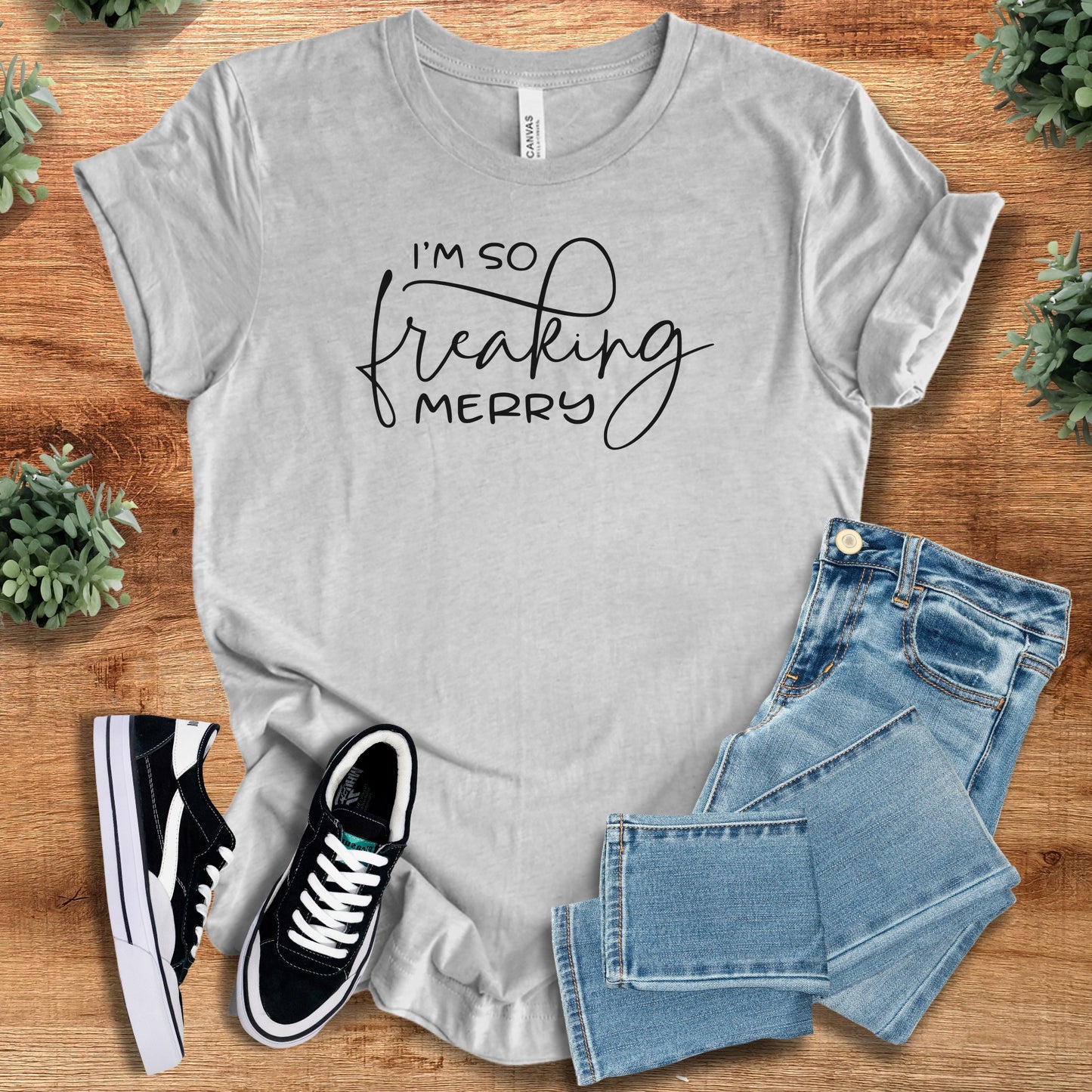 I'm so Freaking Merry Bella Canvas Tee